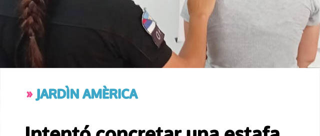 Intentó concretar una estafa digital con datos de un familiar y terminó detenida