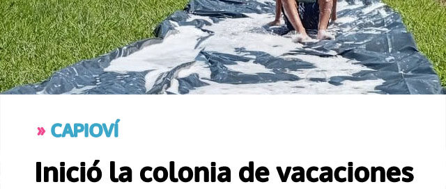 Inició la colonia de vacaciones “Verano Cerca Tuyo Etapa II” con amplia participación de niños y niñas
