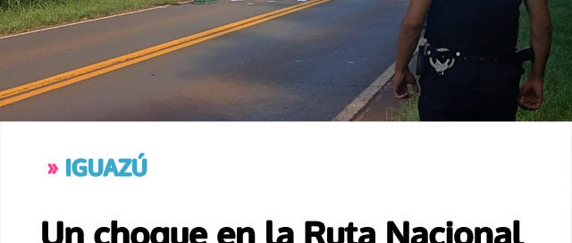 Un choque en la Ruta Nacional 12 dejó varios heridos y movilizó a las fuerzas de seguridad