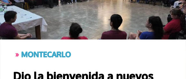 Montecarlo dio la bienvenida a nuevos estudiantes en los albergues universitarios de Posadas