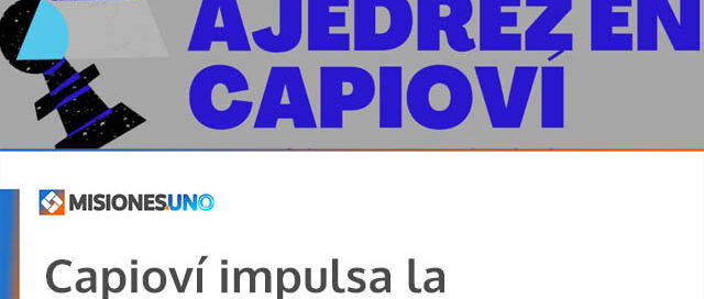 Capioví impulsa la práctica de ajedrez en el Polideportivo Municipal