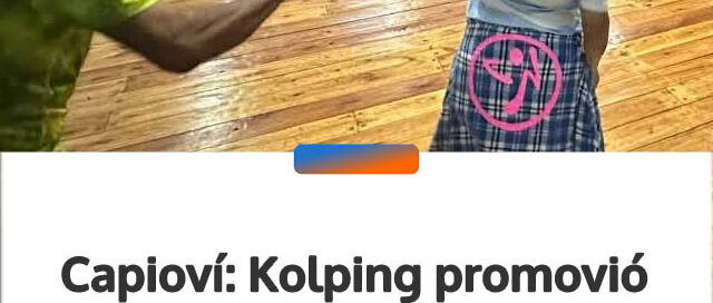 Capioví: Kolping promovió el bienestar con una Máster Class Fitness en el Polideportivo